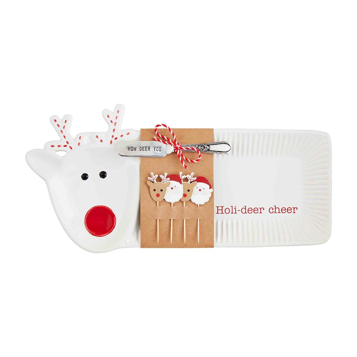 Mud Pie Santa and Rudolph Hostess Gift Sets