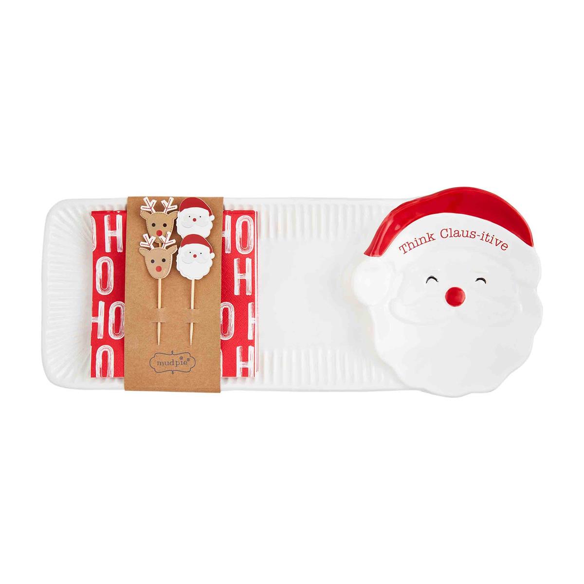 Mud Pie Santa and Rudolph Hostess Gift Sets