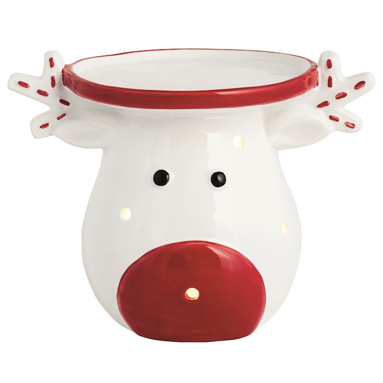 Mud Pie Reindeer Light-Up Pillar Holder