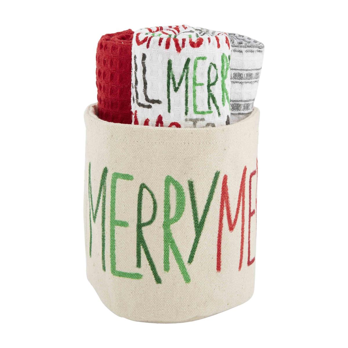 Mud Pie Merry Christmas Towel Sets