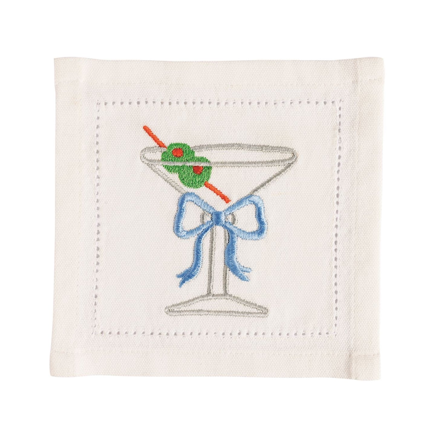 Mud Pie Martini Bow Cocktail Napkin Set
