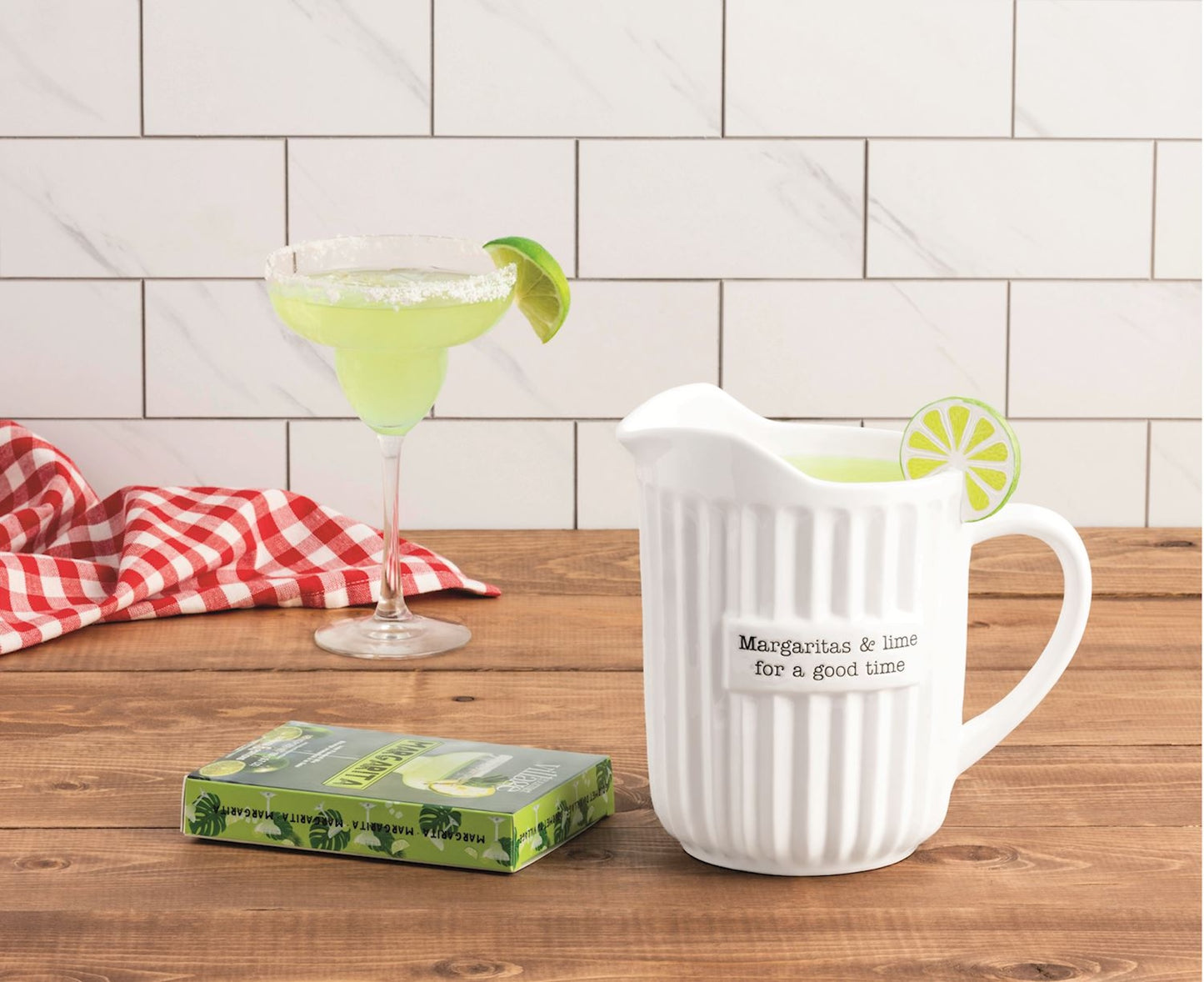Mud Pie Margarita Pitcher Gift Set