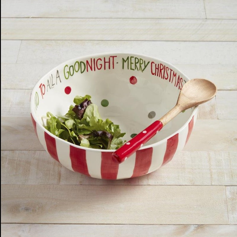 Mud Pie Christmas Serving Bowl Set