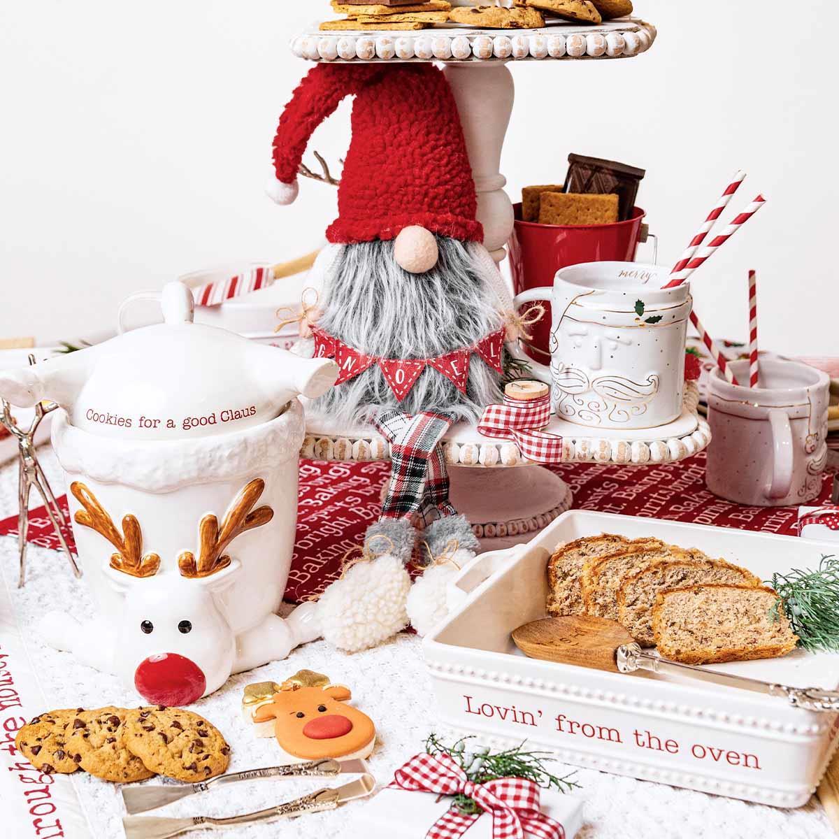 Mud Pie Reindeer Cookie Jar