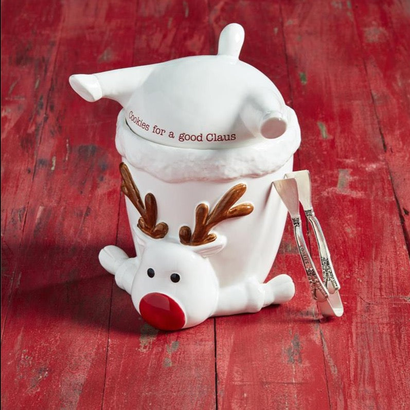 Mud Pie Reindeer Cookie Jar