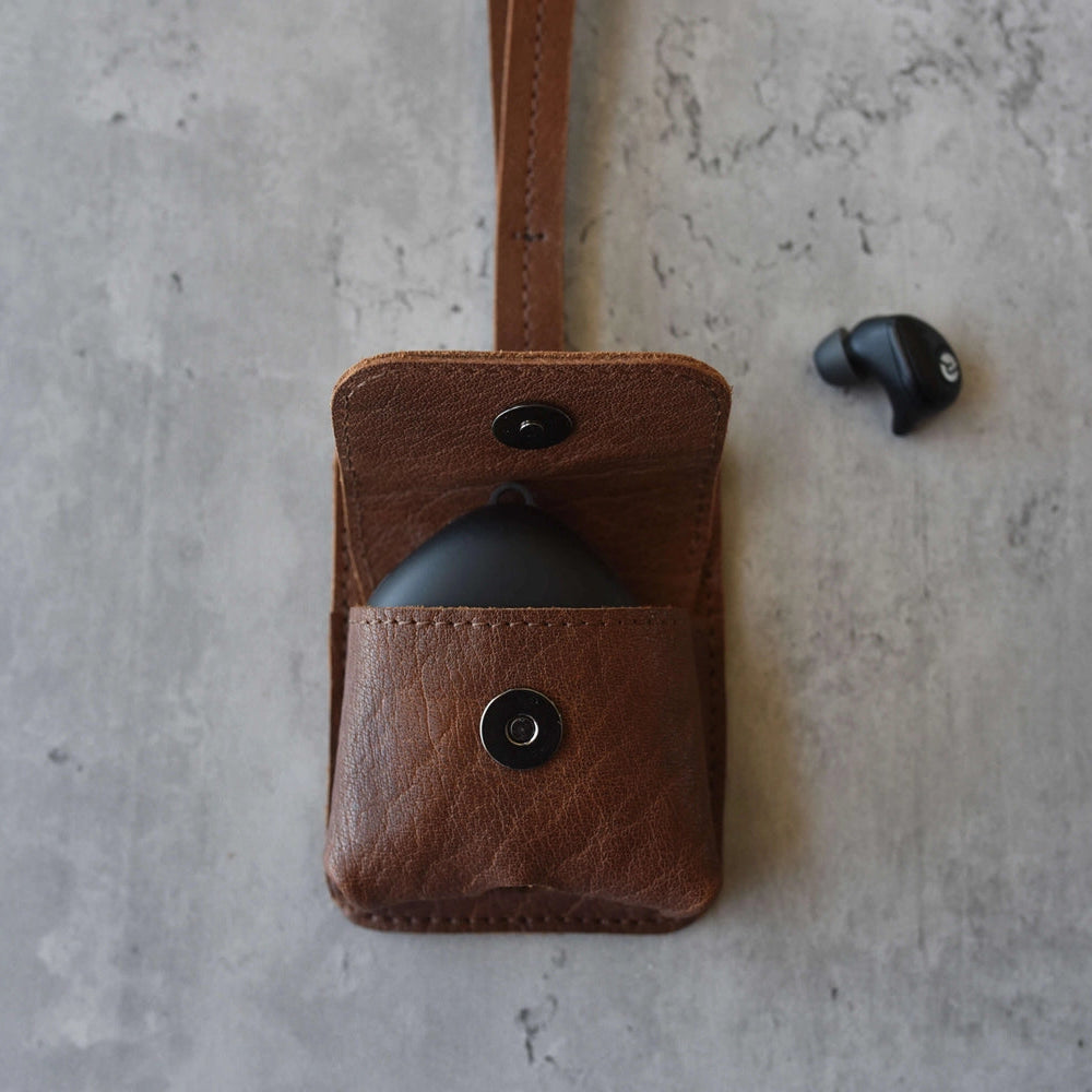 Genuine Leather Airpod Holder
