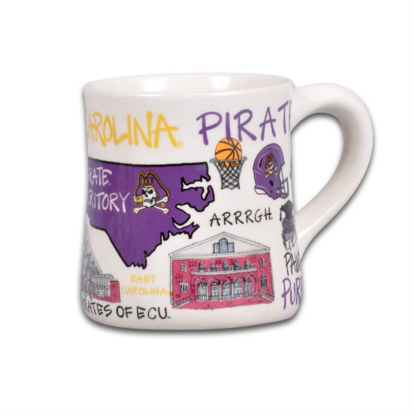 East Carolina Ceramic Icon Mug