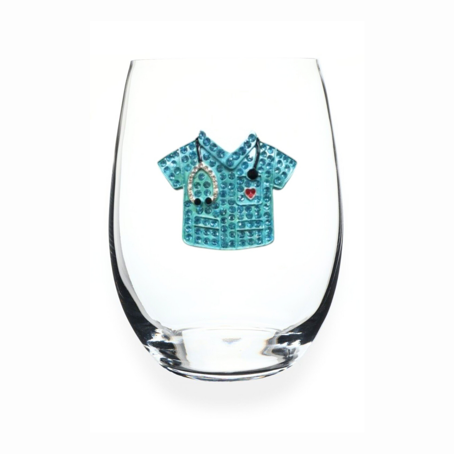 Scrubs Jeweled Stemless Glassware