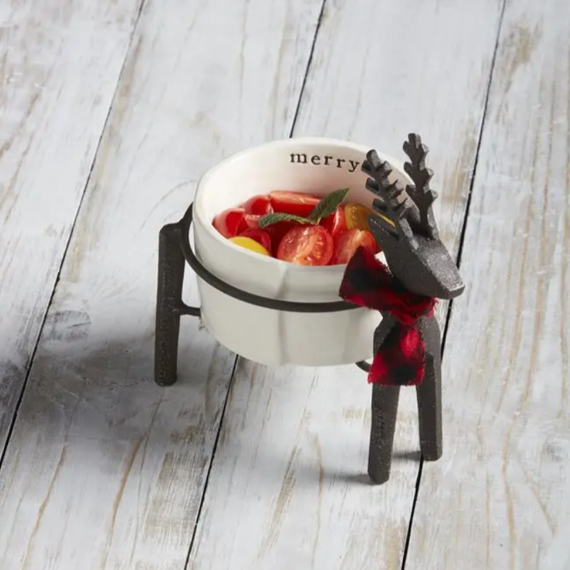 Mud Pie Reindeer Dip Cup Set