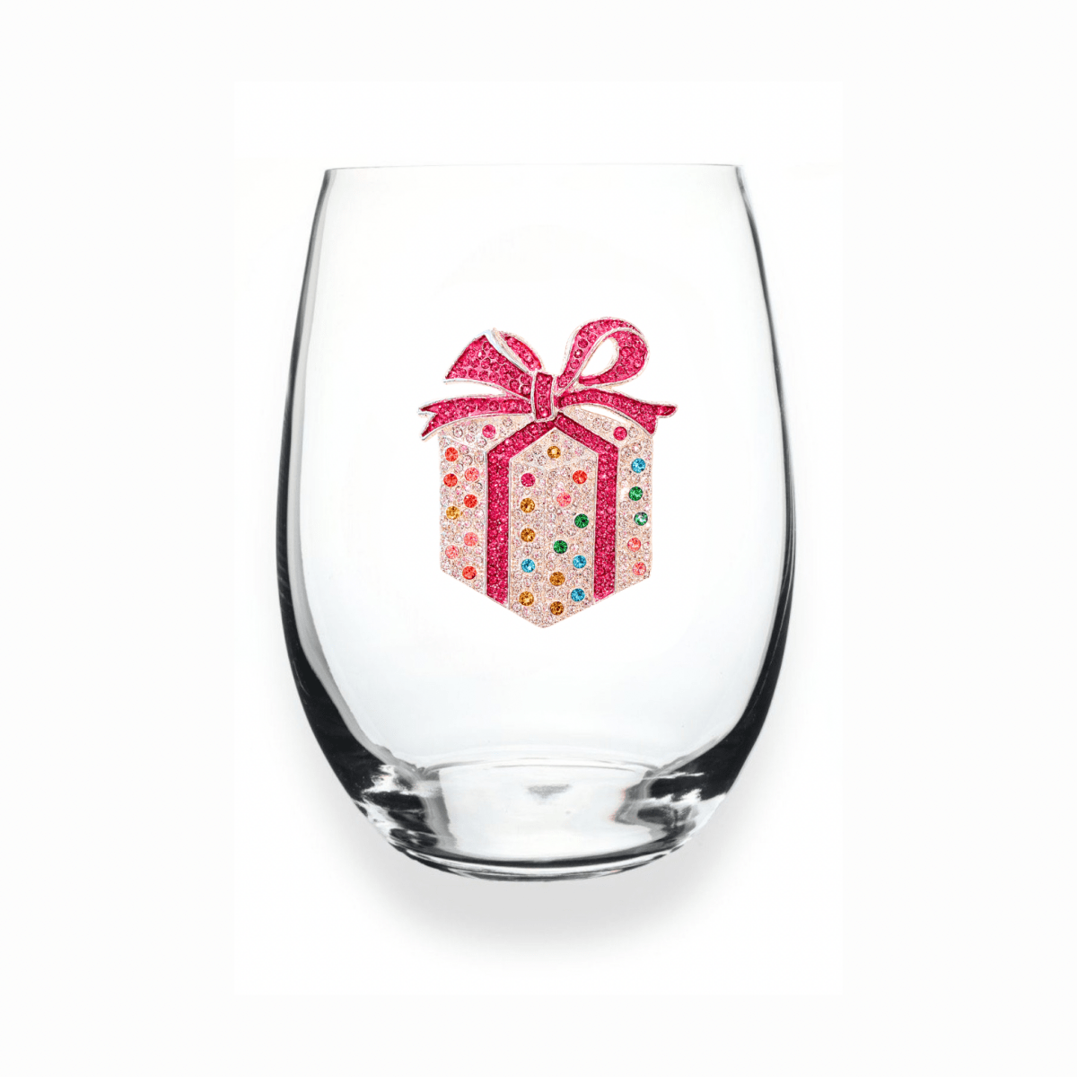The Queens' Jewels Birthday Present Jeweled Stemless Glassware | CeCe's Home & Gifts