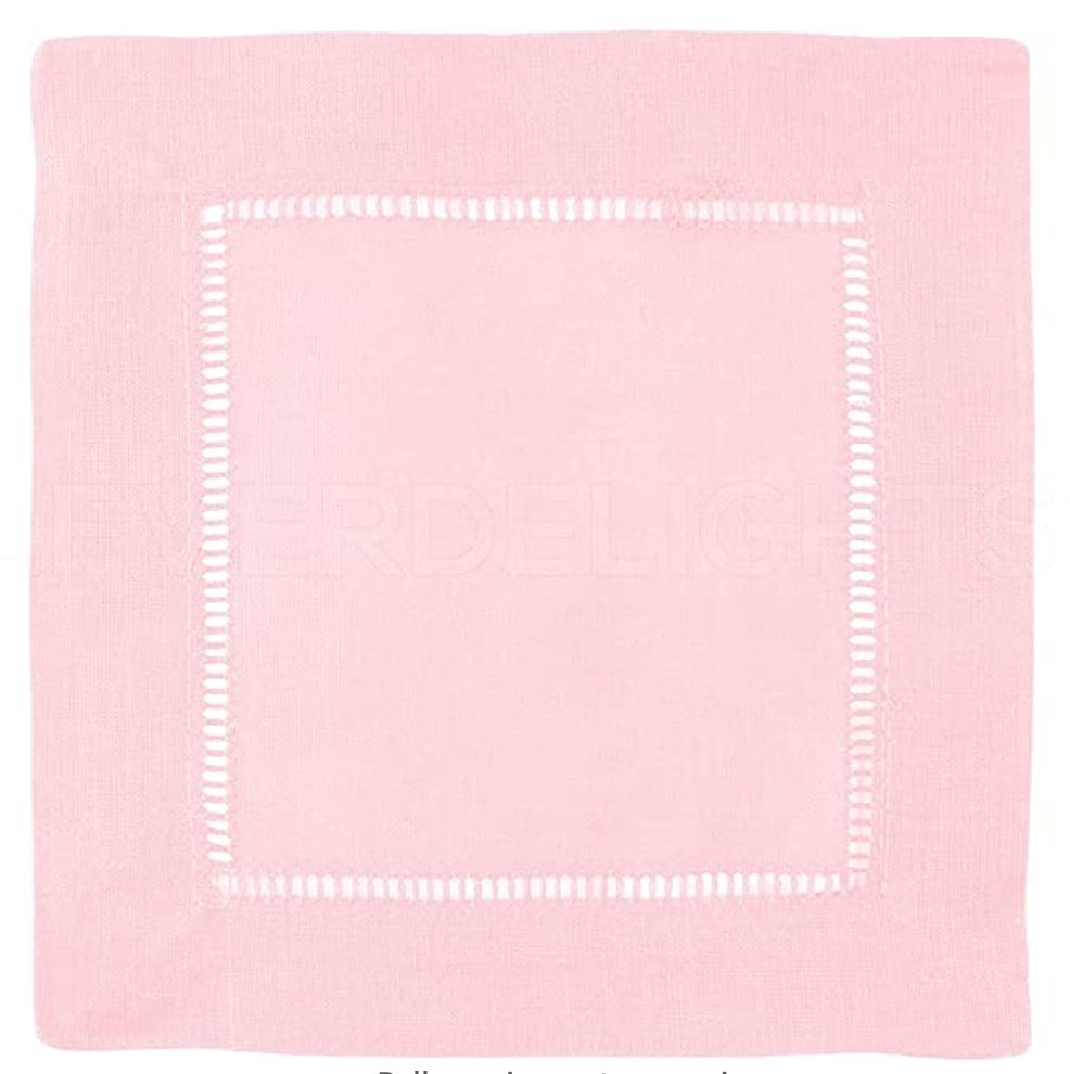 CeCe's Home & Gifts Block Monogram Linen Cocktail Napkin | CeCe's Home & Gifts