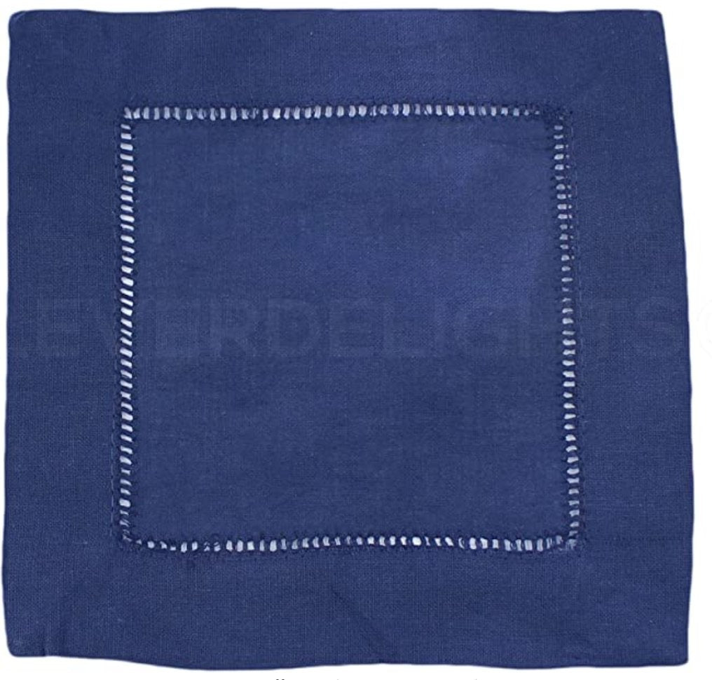 CeCe's Home & Gifts Block Monogram Linen Cocktail Napkin | CeCe's Home & Gifts