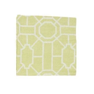 C&F HOME C&F Home Trellis Peridot Cotton Napkins - Set of 4 | CeCe's Home & Gifts