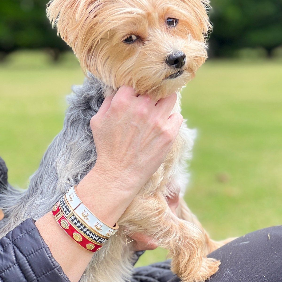 CANVAS Crimson Tide Gameday Enamel Hinge Bracelets | CeCe's Home & Gifts