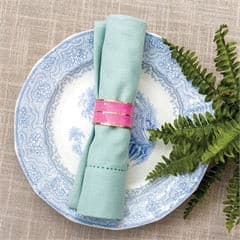 C&F HOME Enamel Rose Napkin Ring | CeCe's Home & Gifts