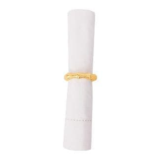 C&F HOME Gold Bamboo Napkin Rings | CeCe's Home & Gifts