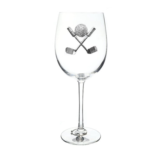 The Queens' Jewels Golf Clubs Jeweled Stemmed | CeCe's Home & Gifts
