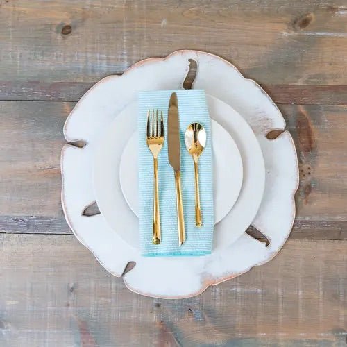 Grace Graffiti Handmade Wooden Sand Dollar Placemats - Set of 4 | CeCe's Home & Gifts