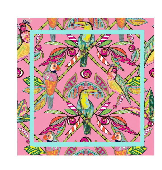 Jaye's Studio Jaye's Studio Bamboo Bird Dinner Napkin | CeCe's Home & Gifts
