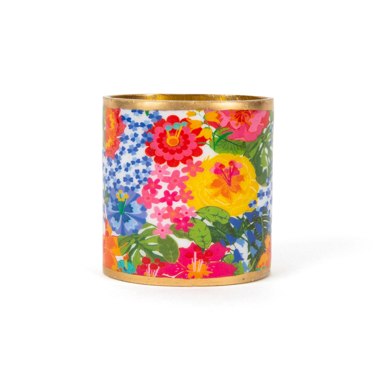 Jaye's Studio Jaye's Studio Blooming Garden Enameled Napkin Rings | Set of 4 | CeCe's Home & Gifts