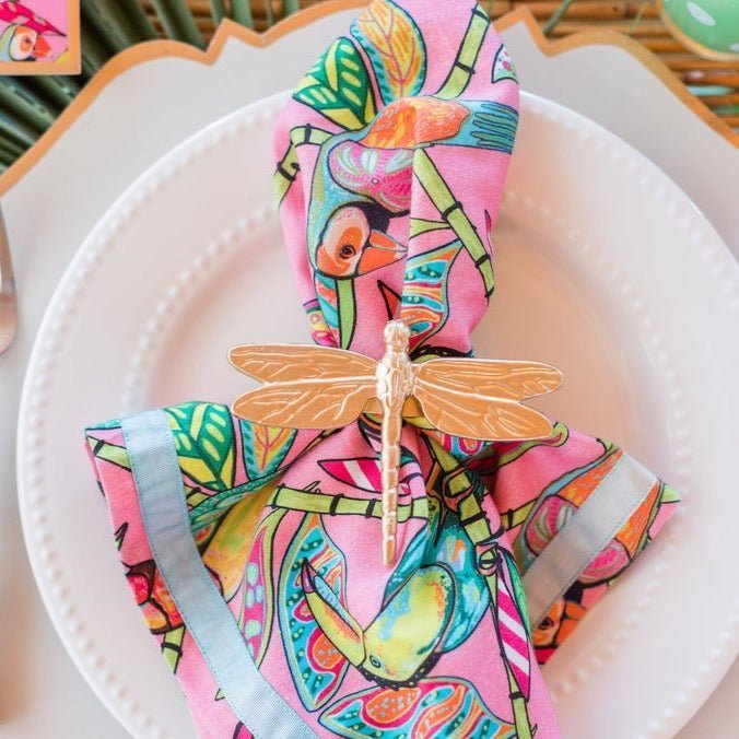 Jaye's Studio Jaye's Studio Dragon Fly Napkin Rings | Set of 4 | CeCe's Home & Gifts
