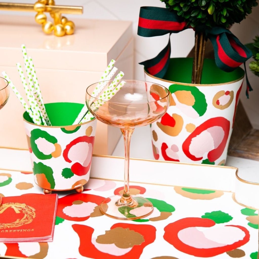 Jaye's Studio Jaye's Studio Holiday Cheetah Oliver Tray | CeCe's Home & Gifts