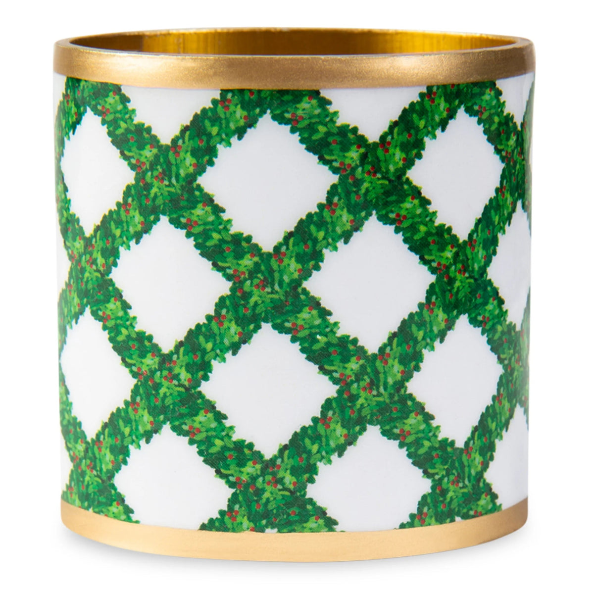 Jaye's Studio Jaye's Studio Trellis Enameled Napkin Rings | Set of 4 | CeCe's Home & Gifts