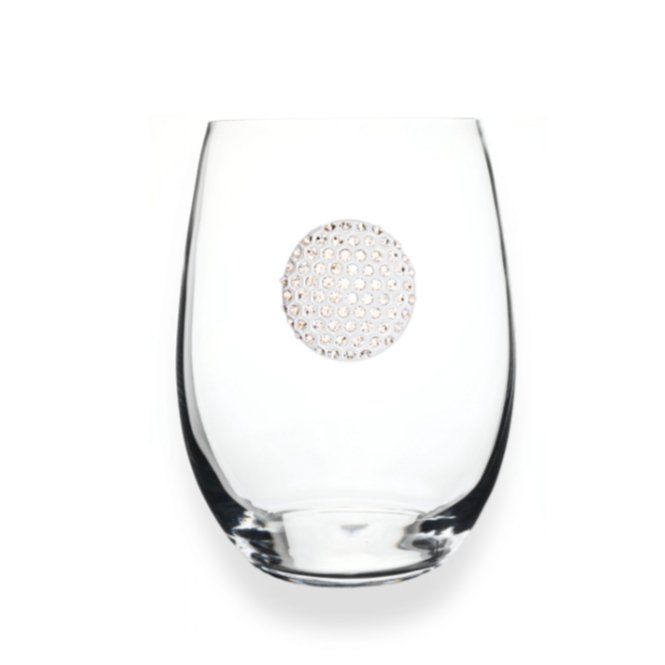 The Queens' Jewels Jeweled Golf Ball Stemless Glass | CeCe's Home & Gifts