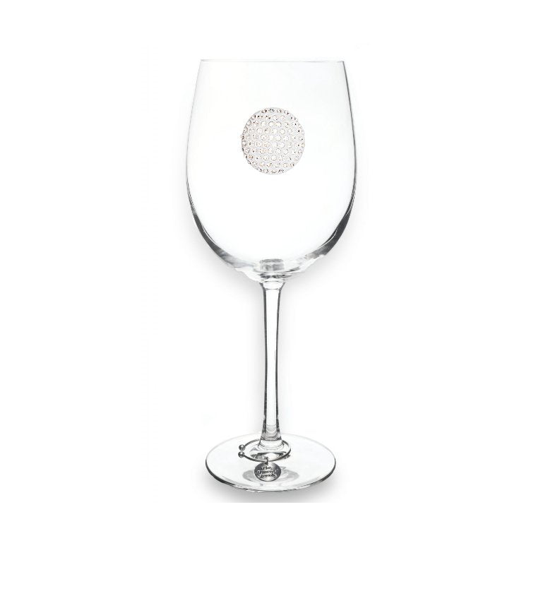 The Queens' Jewels Jeweled Golf Ball Stemmed Glass | CeCe's Home & Gifts