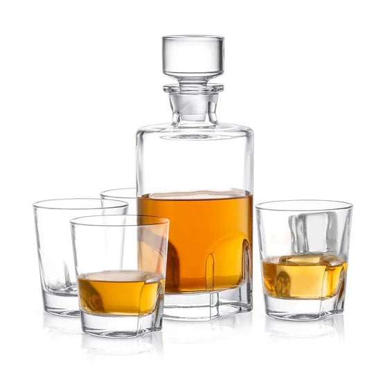 Joy Jolt Joy Jolt Carina Decanter 5 - Piece Set | CeCe's Home & Gifts