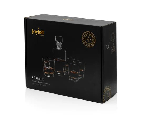 Joy Jolt Joy Jolt Carina Decanter 5 - Piece Set | CeCe's Home & Gifts
