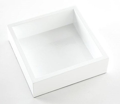 Wood Lacquered Finish Cocktail Napkin Holder - 3 Colors