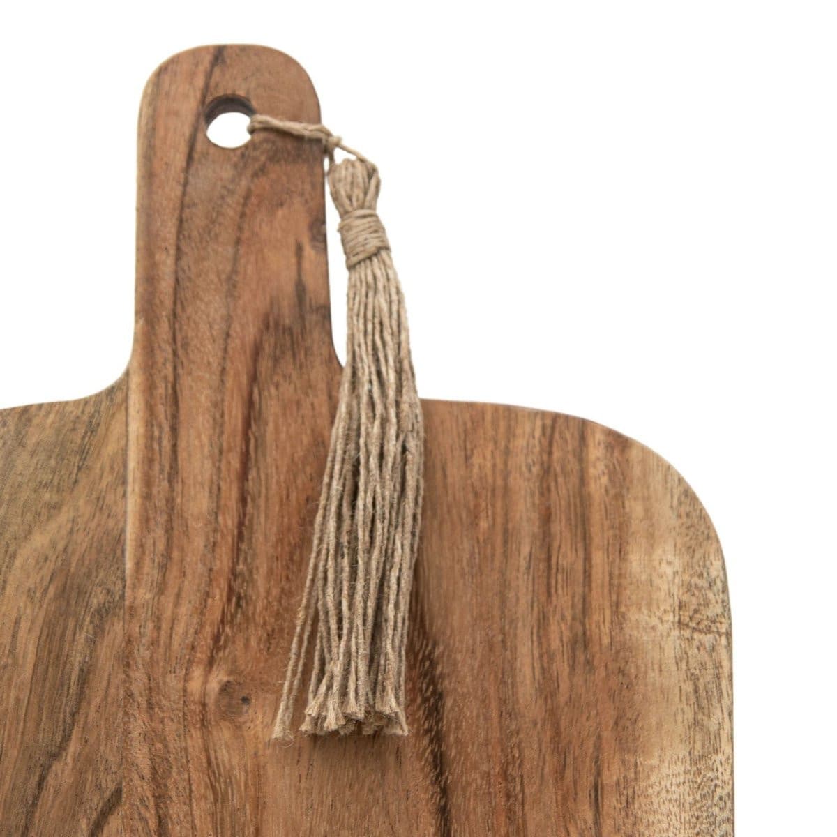 Foreside Home & Garden Lawson Acacia Wood and White Marble Cutting Board | CeCe's Home & Gifts