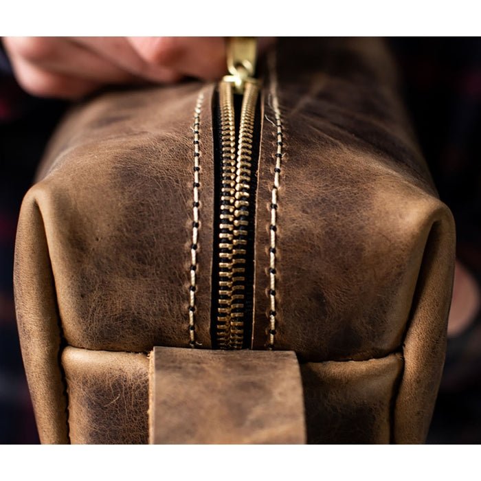 Lifetime Leather Lifetime Leather Unlined Toiletry Bag | CeCe's Home & Gifts