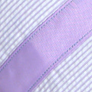 Monogrammed Lilac Seersucker Small Backpack