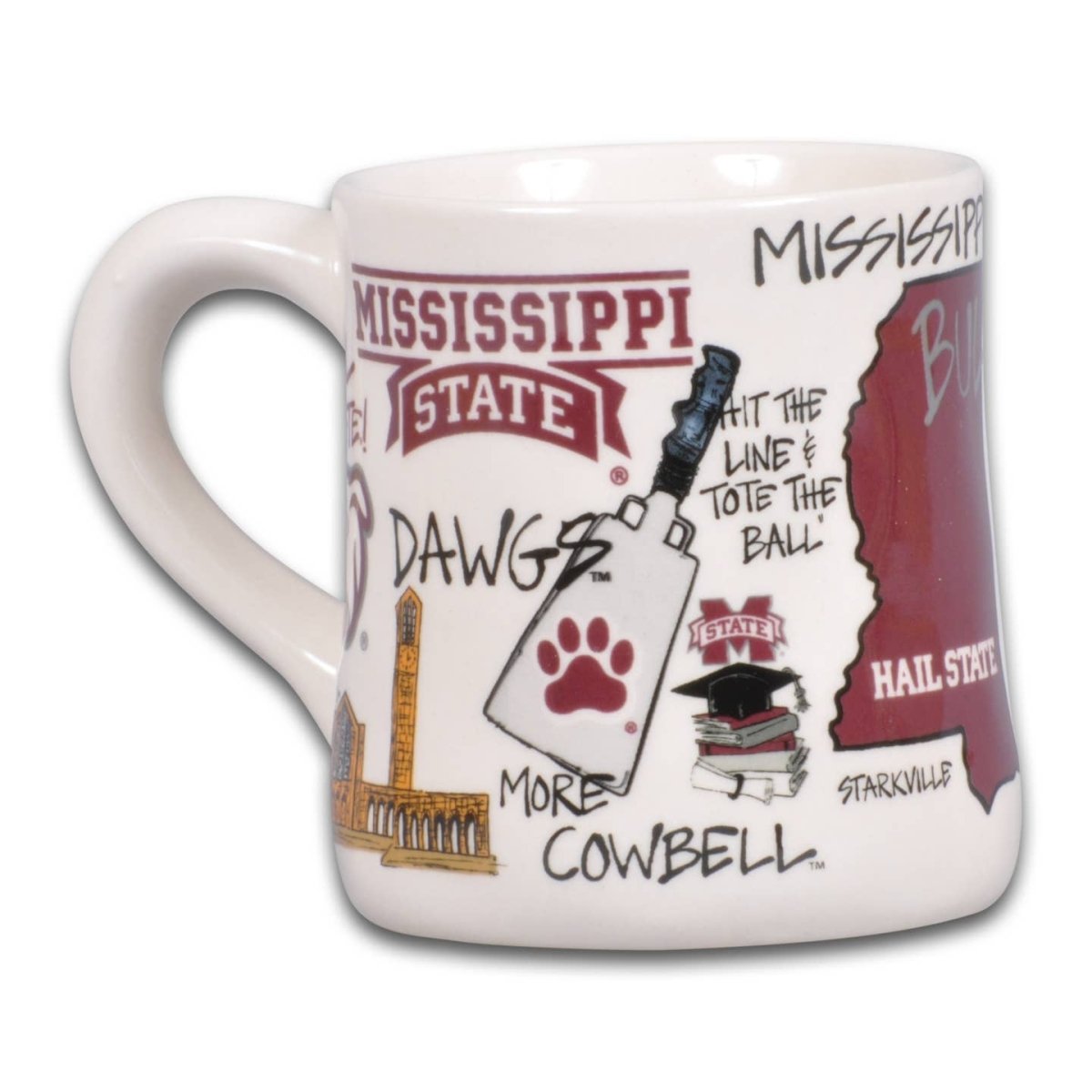 Magnolia Lane Mississippi State Icon Ceramic Mug | CeCe's Home & Gifts