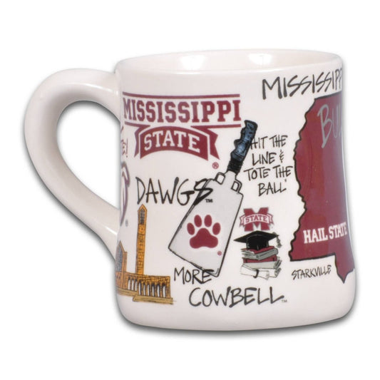 Magnolia Lane Mississippi State Icon Ceramic Mug | CeCe's Home & Gifts