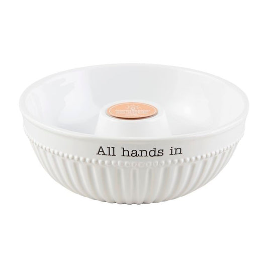 Mud Pie Mud Pie All Hands In Accessories Serving Bowl | CeCe's Home & Gifts