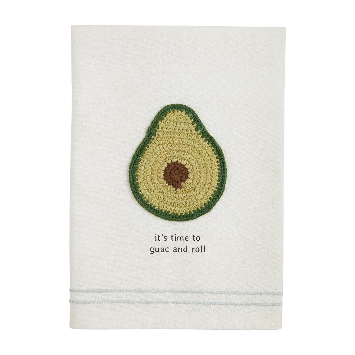 Mud Pie Mud Pie Avocado Fiesta Crochet Towel | CeCe's Home & Gifts