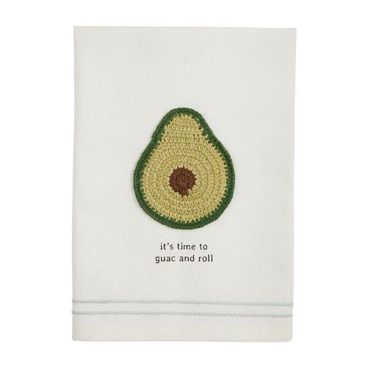 Mud Pie Mud Pie Avocado Fiesta Crochet Towel | CeCe's Home & Gifts