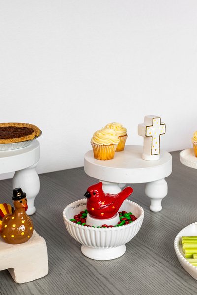 Mud Pie Mud Pie Cardinal Light - Up Sitter | CeCe's Home & Gifts