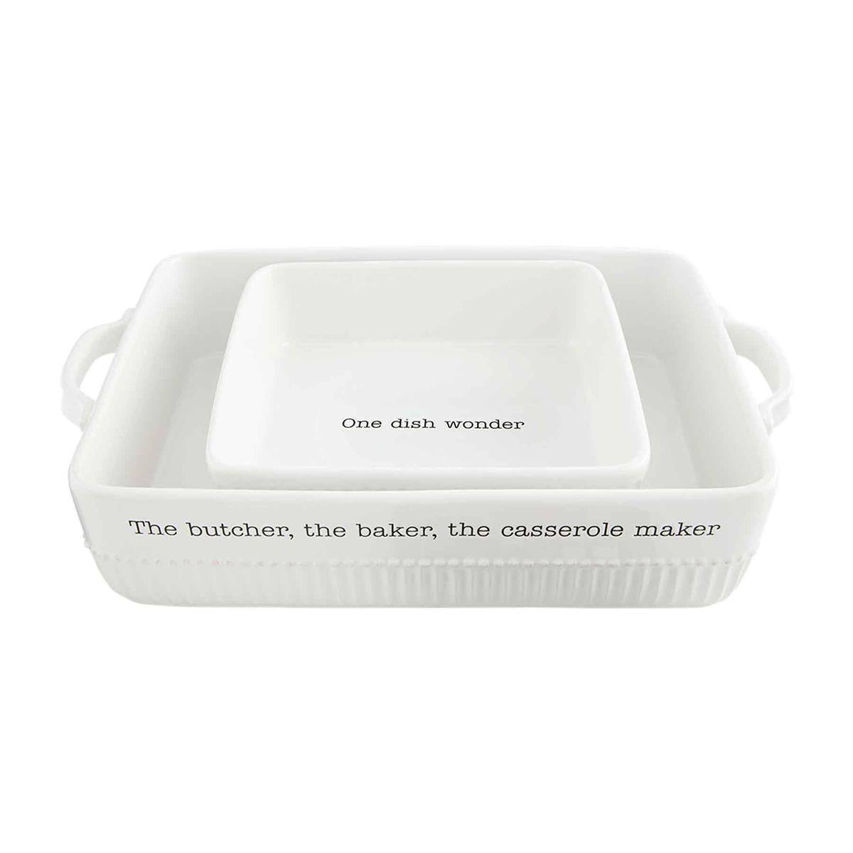 Mud Pie Mud Pie Casserole Baker Dish Set | CeCe's Home & Gifts