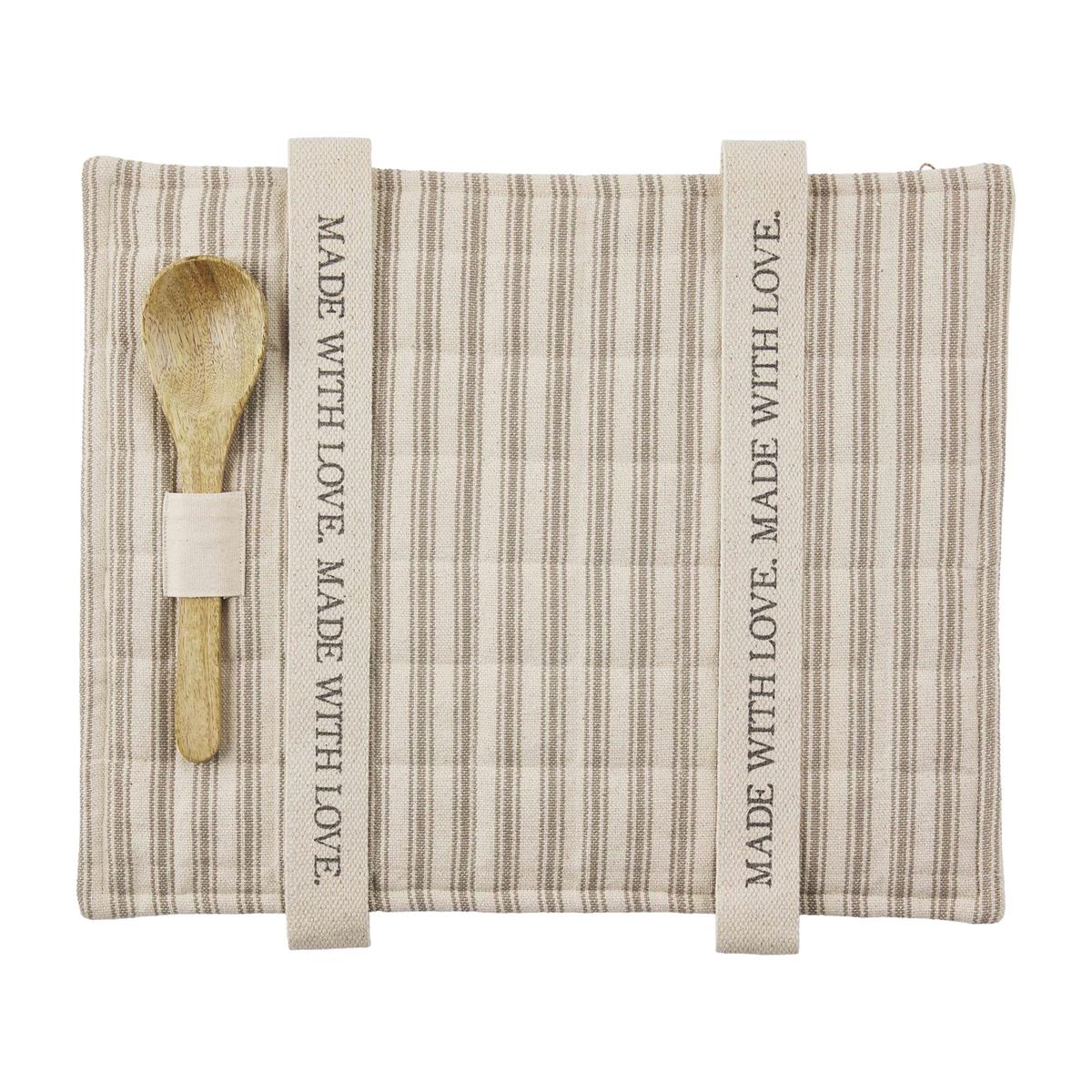 Mud Pie Mud Pie Casserole Holder Set - Thankful | CeCe's Home & Gifts