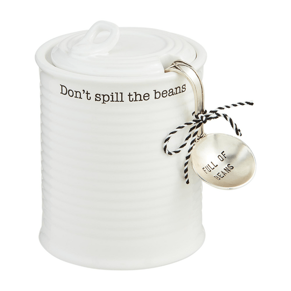 Mud Pie Mud Pie Ceramic Baked Bean Can Set | CeCe's Home & Gifts