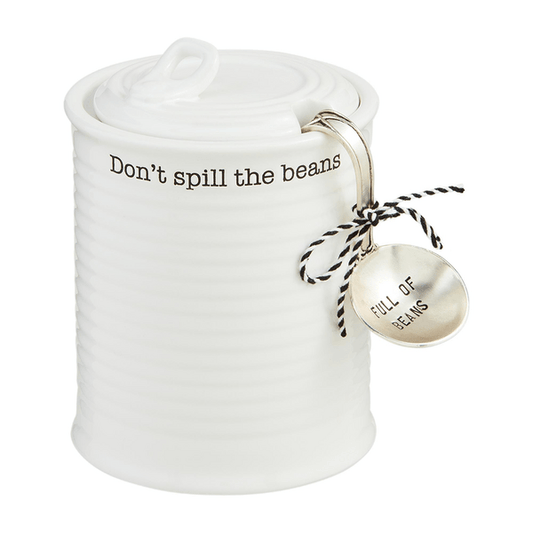 Mud Pie Mud Pie Ceramic Baked Bean Can Set | CeCe's Home & Gifts