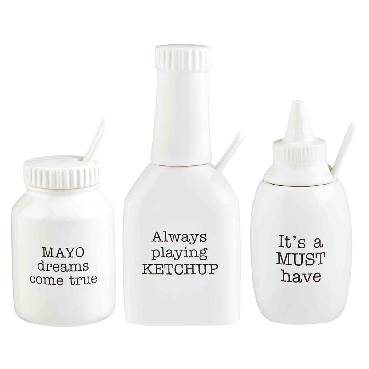 Mud Pie Mud Pie Ceramic Condiment Set | CeCe's Home & Gifts