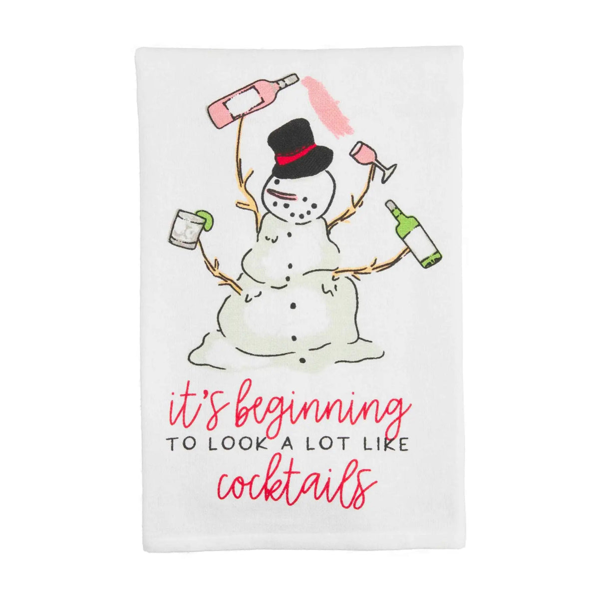 Mud Pie Mud Pie Christmas Drinking Towels | CeCe's Home & Gifts