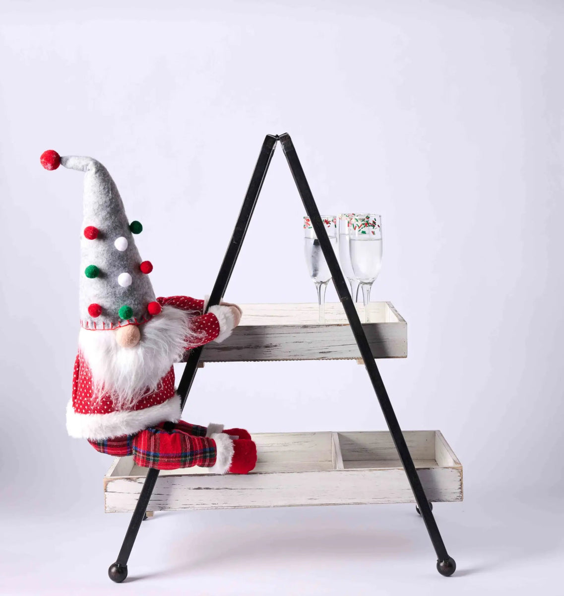 Mud Pie Christmas Gnome Mailbox Holderl - CeCe's Home & Gifts