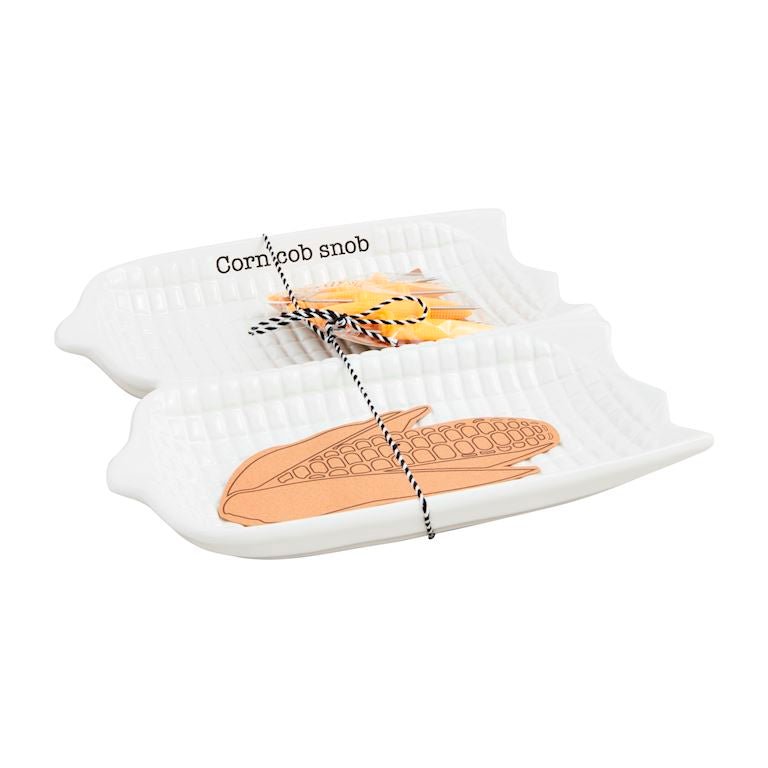 Mud Pie Mud Pie Corn Platter & Skewer Set | CeCe's Home & Gifts