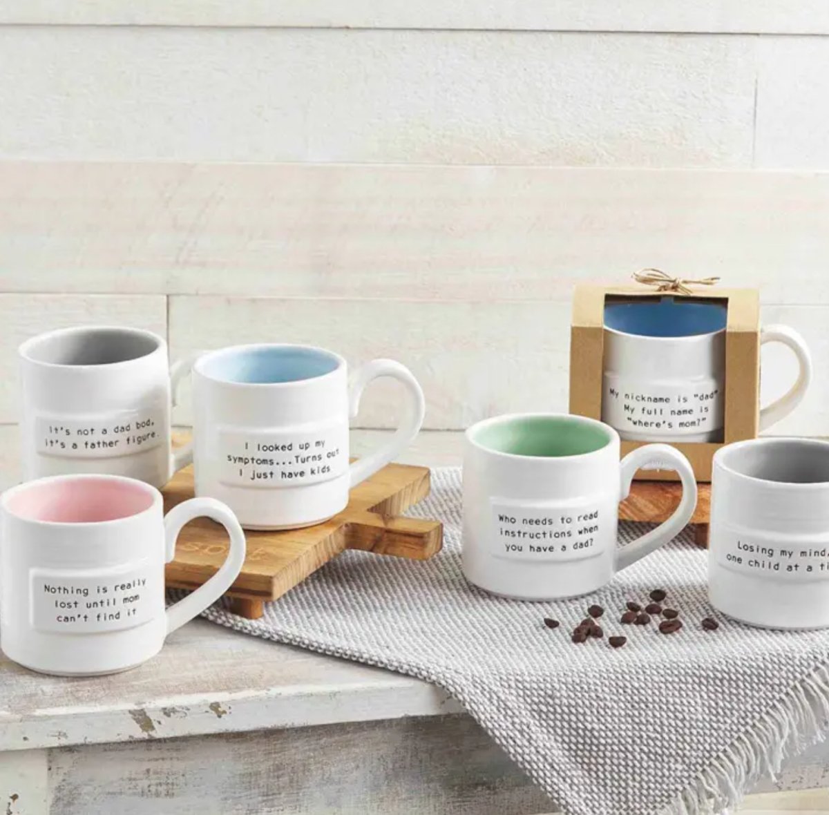 Mud Pie Mud Pie Dad Bod Coffee Mug | CeCe's Home & Gifts